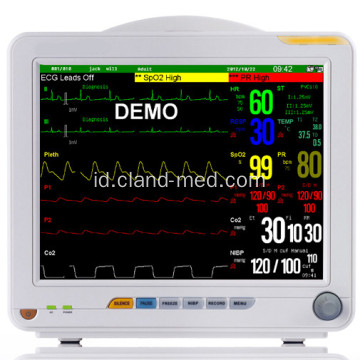 Peralatan Ambulans Multi-Parameter Monitor Pasien Medis